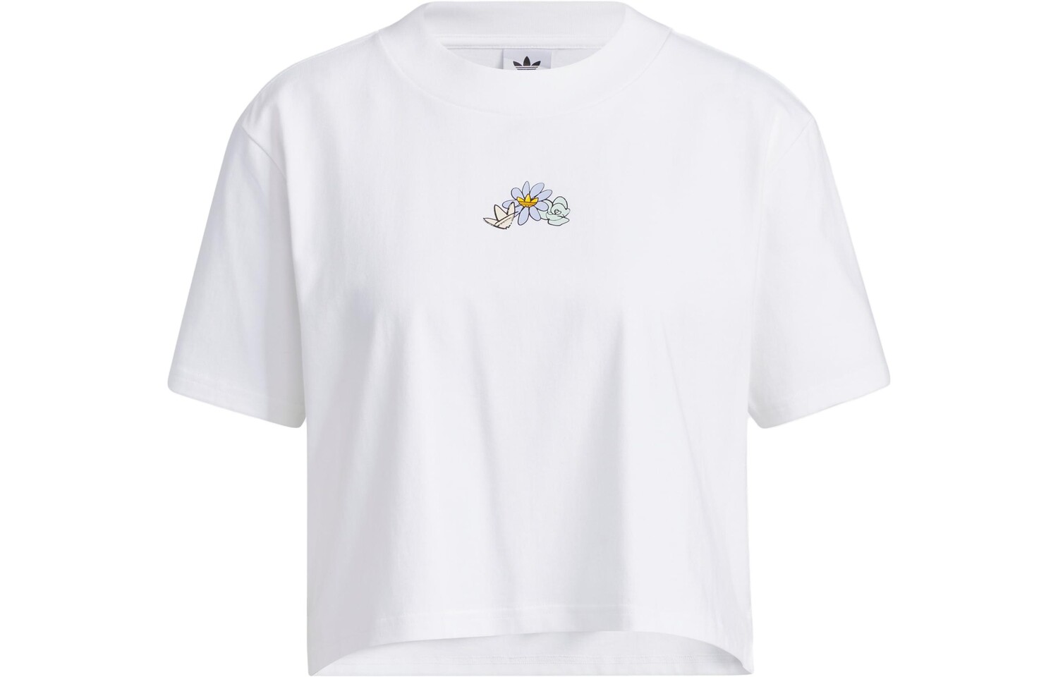 Укороченный топ женский белый Adidas Originals
Укороченный топ женский белый Adidas Originals