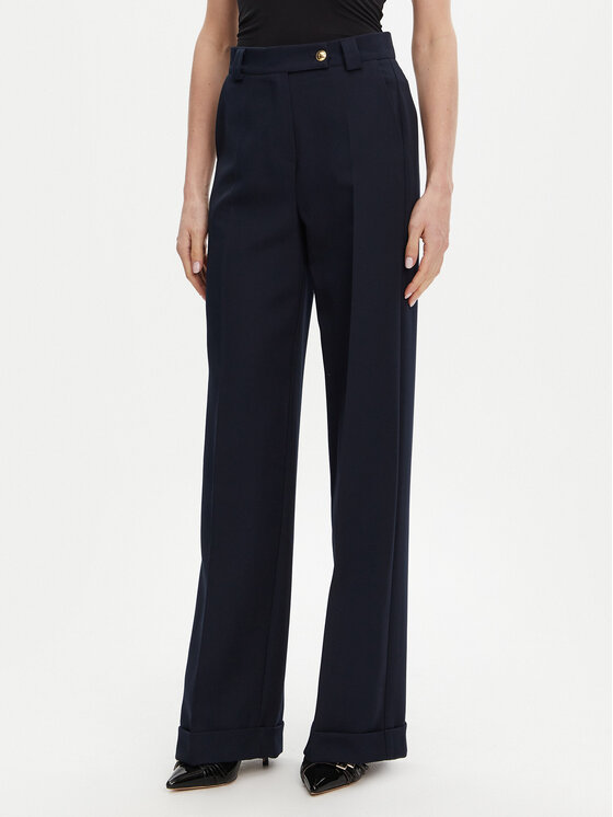 Брюки прямого кроя 25EB537/M26/43BL Maryley, синий 
Брюки прямого кроя 25EB537/M26/43BL Maryley, синий