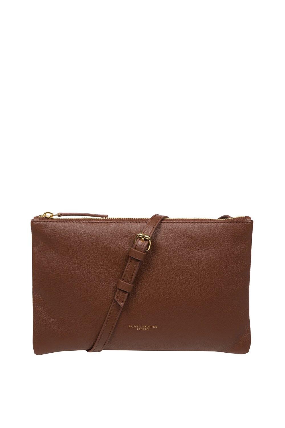 Сумка через плечо 'Any' из кожи наппа Pure Luxuries London, коричневый
Сумка через плечо 'Any' из кожи наппа Pure Luxuries London, коричневый
