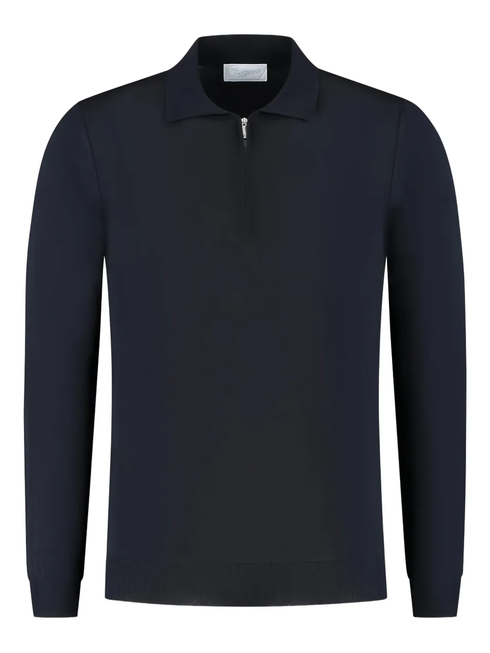 Свитер с полу-молнией и воротником поло Marco Pescarolo, синий
Свитер с полу-молнией и воротником поло Marco Pescarolo, синий