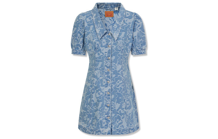 Платье с короткими рукавами женское светло-голубое Levi’S
Платье с короткими рукавами женское светло-голубое Levi’S