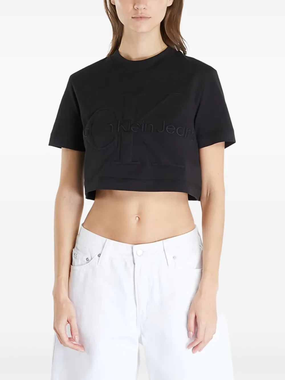 Футболка с вышитым логотипом Calvin Klein Jeans, черный
Футболка с вышитым логотипом Calvin Klein Jeans, черный