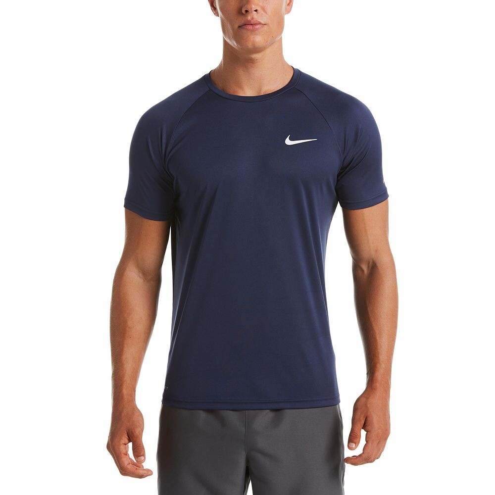 Мужская футболка для плавания с короткими рукавами Nike Dri-FIT UPF 40+ Hydroguard, цвет Midnight Navy
Мужская футболка для плавания с короткими рукавами Nike Dri-FIT UPF 40+ Hydroguard, цвет Midnight Navy