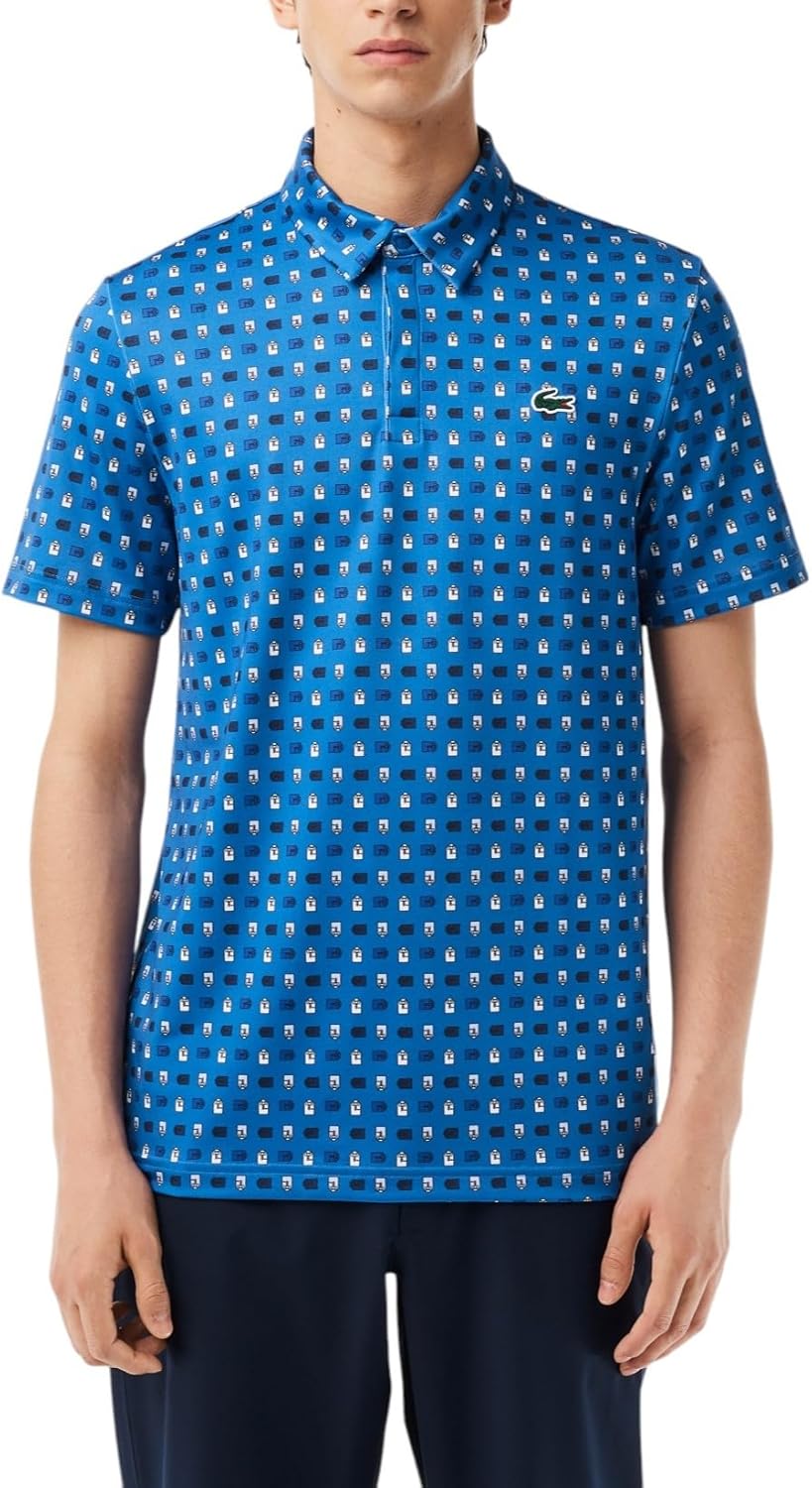 Lacoste мужская поло для гольфа Regular Fit с защитой от ультрафиолета, Blue & Light Blue
Lacoste мужская поло для гольфа Regular Fit с защитой от ультрафиолета, Blue & Light Blue