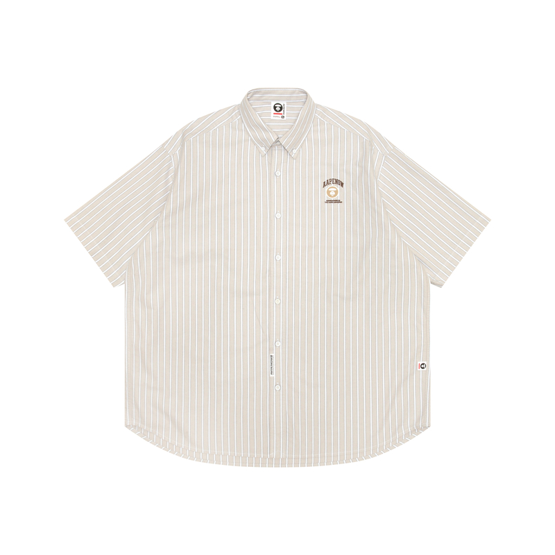 Рубашка *A Bathing APE с логотипом Moonface в полоску Aape, коричневый
Рубашка *A Bathing APE с логотипом Moonface в полоску Aape, коричневый