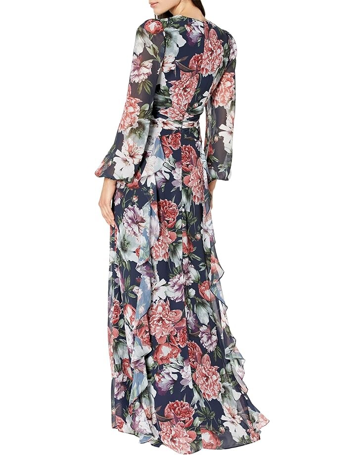 Платье XSCAPE Long Floral Long Sleeve V-Neck, цвет Navy/Rose
Платье XSCAPE Long Floral Long Sleeve V-Neck, цвет Navy/Rose