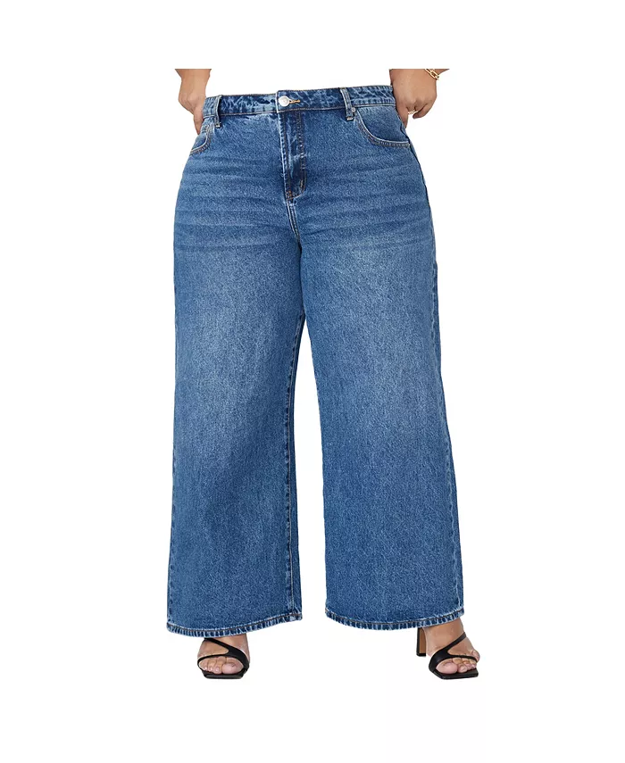 Женские джинсы Yvette Rigid Wide Leg больших размеров ELOQUII, синий
Женские джинсы Yvette Rigid Wide Leg больших размеров ELOQUII, синий