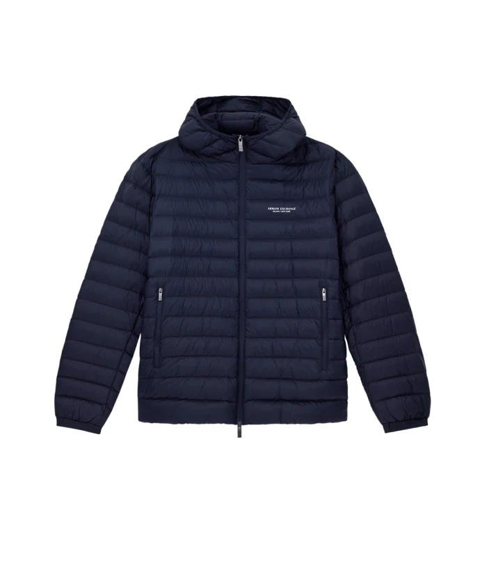 Пуховая куртка на молнии по всей длине Armani Exchange, синий
Пуховая куртка на молнии по всей длине Armani Exchange, синий