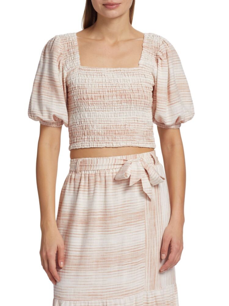 Укороченный топ Kira со сборками Splendid, цвет White Multicolor
Укороченный топ Kira со сборками Splendid, цвет White Multicolor