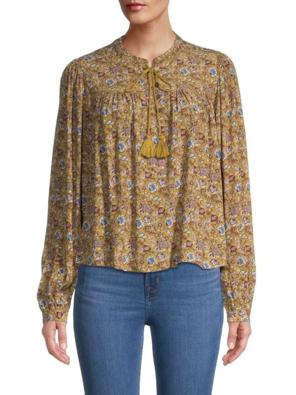 Топ Rebecca Minkoff Maggie с цветочным принтом, золотой / желтый
Топ Rebecca Minkoff Maggie с цветочным принтом, золотой / желтый