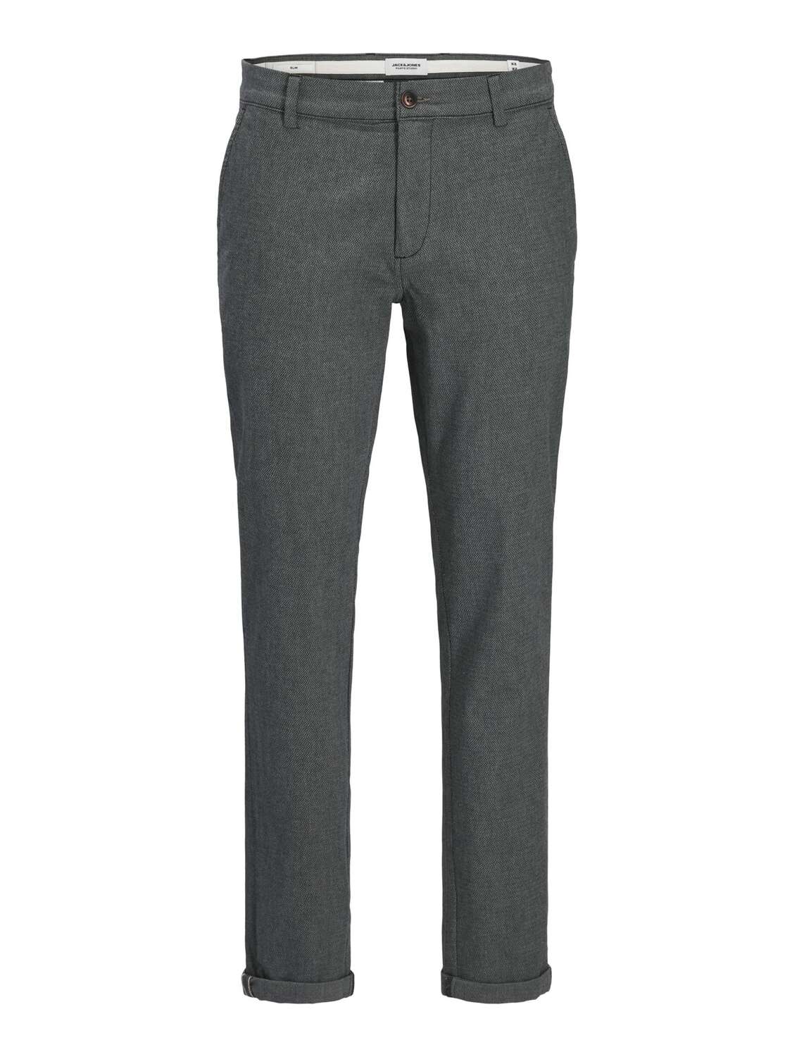 JACK & JONES Брюки чинос 'JWHMARCO FURY' в сером цвете, силуэт slim fit
JACK & JONES Брюки чинос 'JWHMARCO FURY' в сером цвете, силуэт slim fit