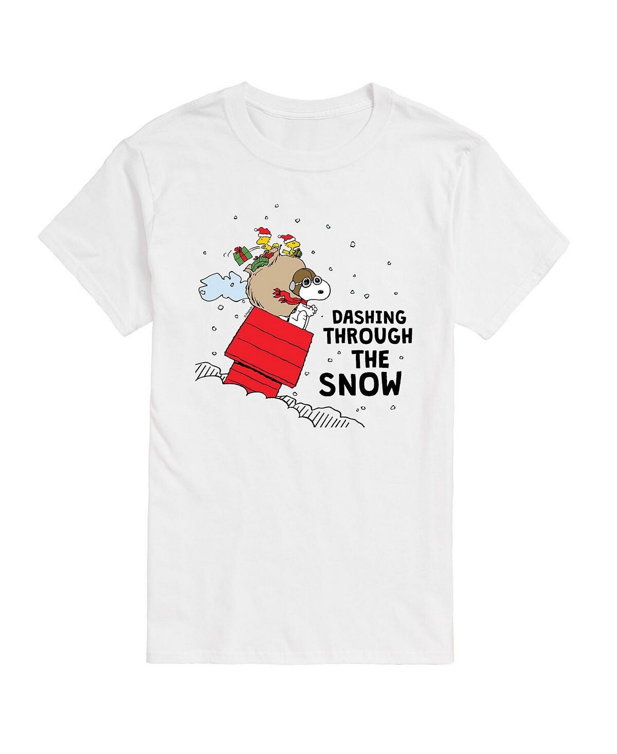 Мужская футболка с коротким рукавом peanuts dashing through snow AIRWAVES, белый
Мужская футболка с коротким рукавом peanuts dashing through snow AIRWAVES, белый
