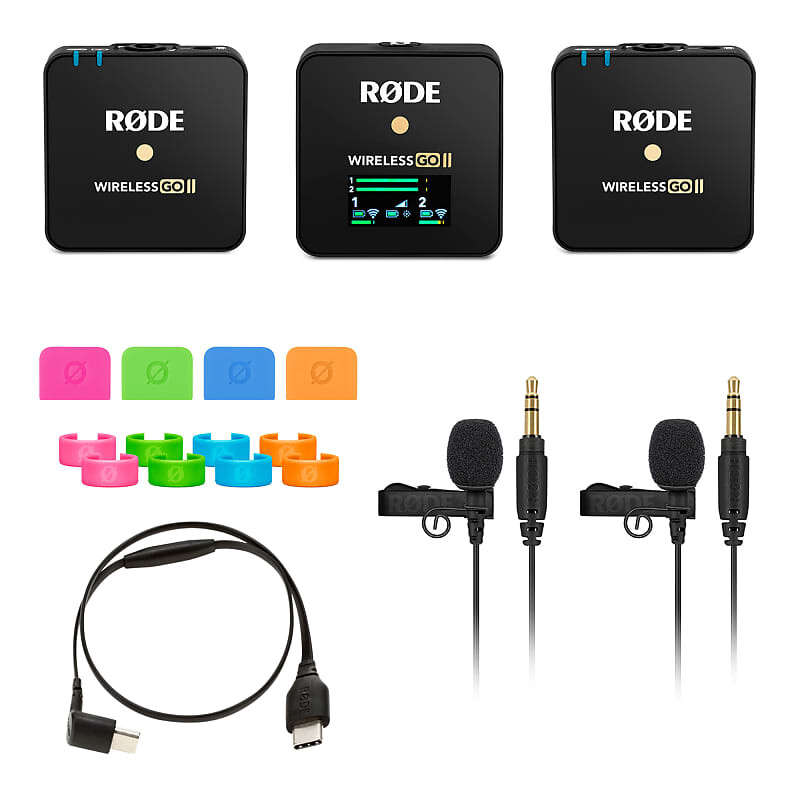 Беспроводная микрофонная система RODE WIGO II, (2) Lav GO, SC16, Colors2, Cloth
Беспроводная микрофонная система RODE WIGO II, (2) Lav GO, SC16, Colors2, Cloth