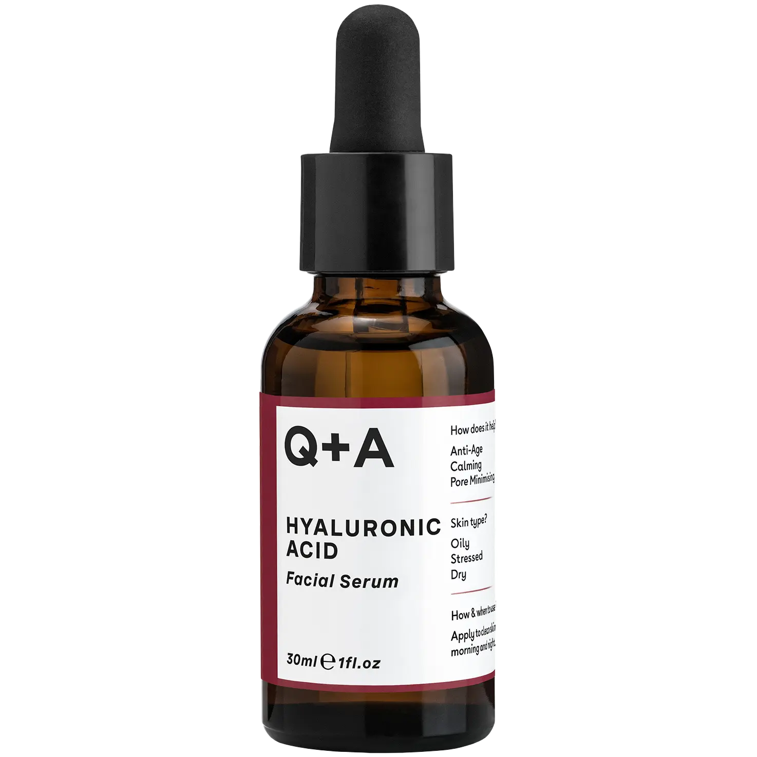 Q+A Hyaluronic Acid сыворотка для лица, 30 мл
Q+A Hyaluronic Acid сыворотка для лица, 30 мл