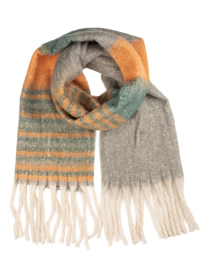 Clayre & Eef Шарф серо-оранжевого цвета - (Д)180 x (Ш)50 см
Clayre & Eef Шарф серо-оранжевого цвета - (Д)180 x (Ш)50 см