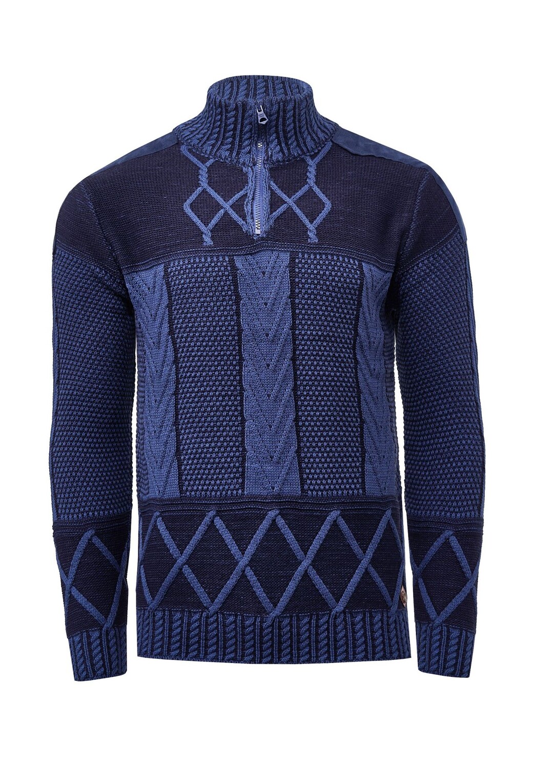 Пуловер с воротником стойкой и молнией RUSTY NEAL, индиго
Пуловер с воротником стойкой и молнией RUSTY NEAL, индиго