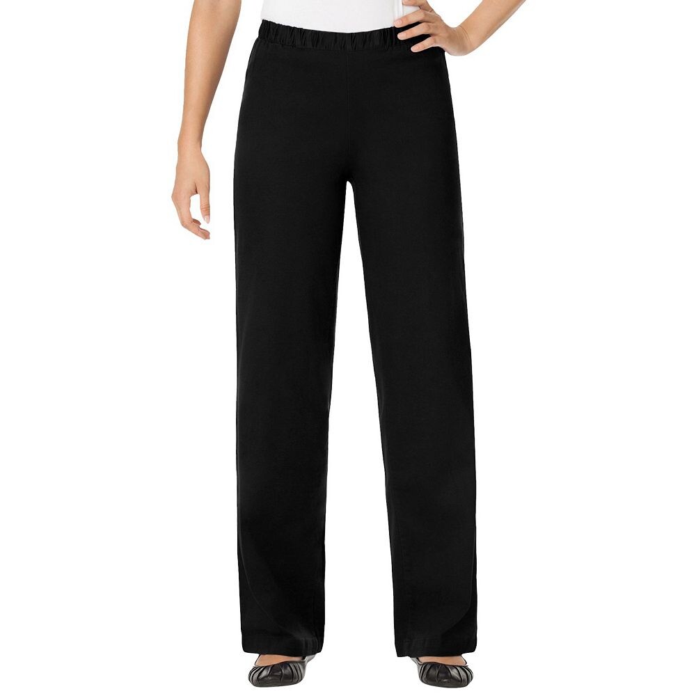 Женщина в женских джинсах Fineline больших размеров с широкими штанинами Woman Within, черный
Женщина в женских джинсах Fineline больших размеров с широкими штанинами Woman Within, черный