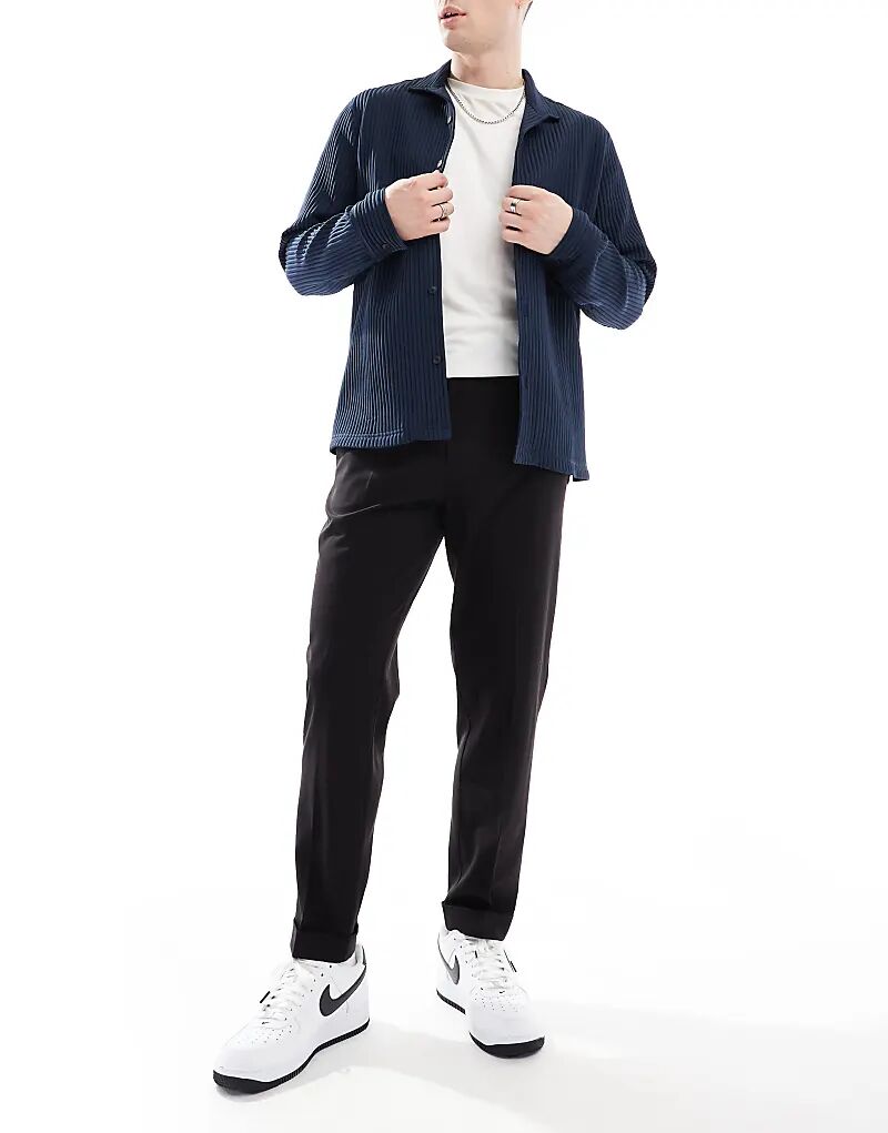 Элегантные зауженные брюки чинос черного цвета с полурезинкой на талии ASOS DESIGN
Элегантные зауженные брюки чинос черного цвета с полурезинкой на талии ASOS DESIGN