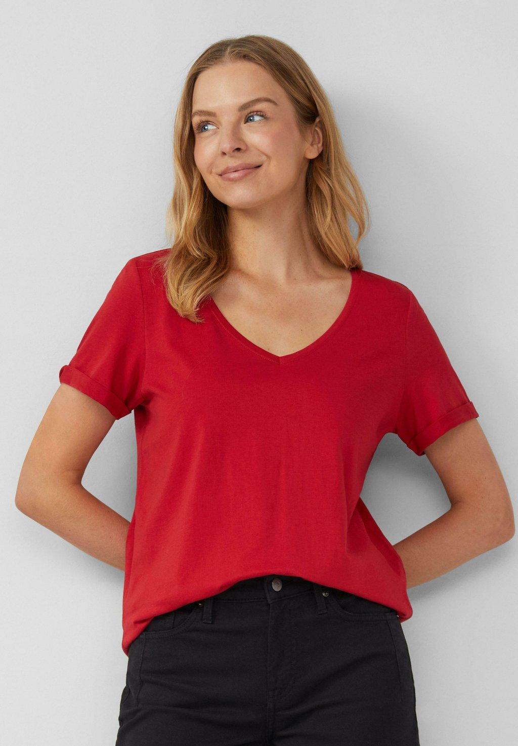 Базовая футболка WEICHES MIT V-AUSSCHNITT s.Oliver, красный
Базовая футболка WEICHES MIT V-AUSSCHNITT s.Oliver, красный