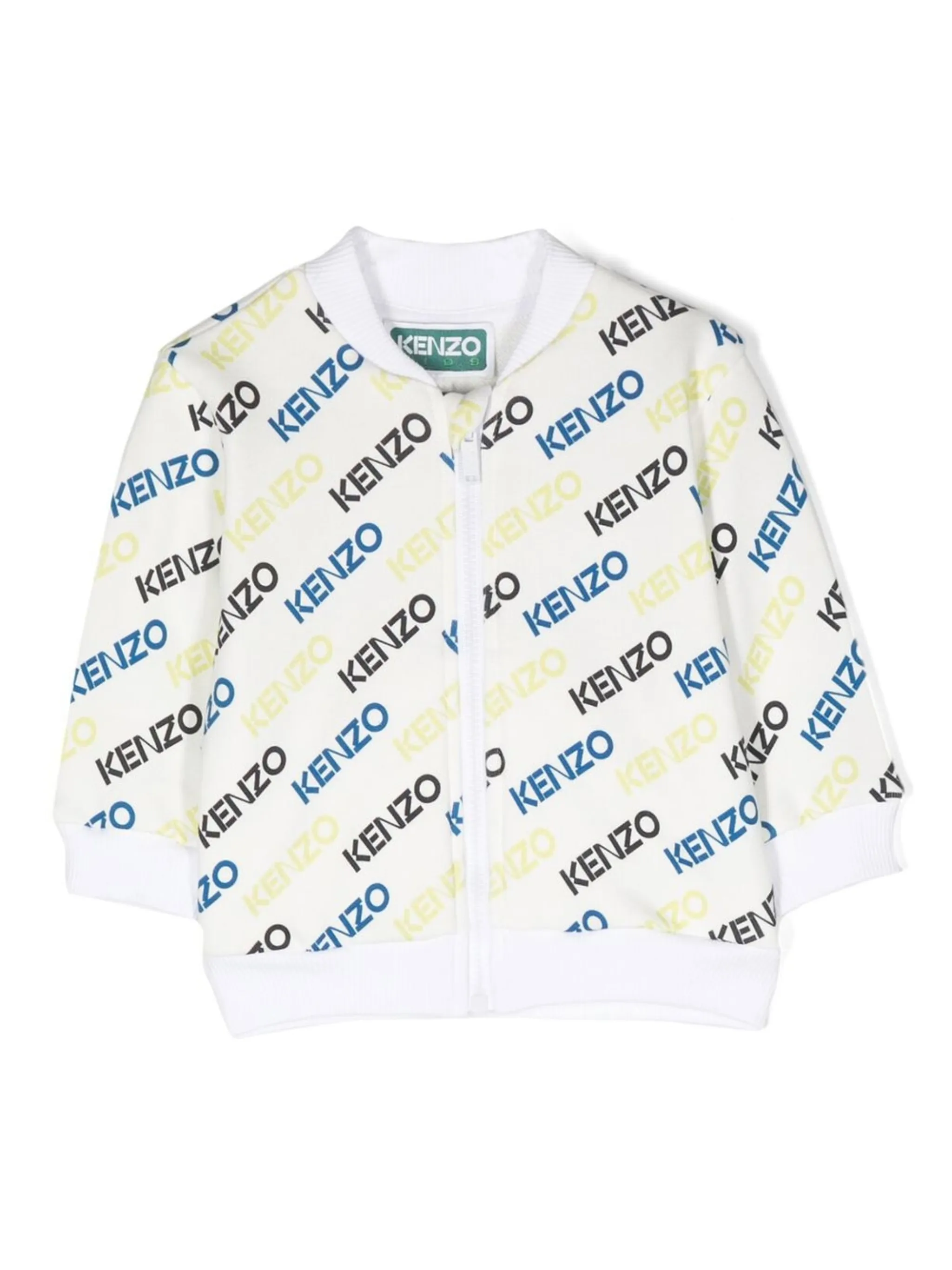 Кардиган на молнии с логотипом Kenzo Kids, белый
Кардиган на молнии с логотипом Kenzo Kids, белый