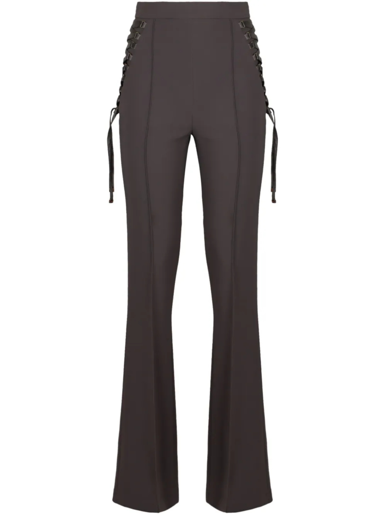 Креповые расклешенные брюки Elisabetta Franchi, серый
Креповые расклешенные брюки Elisabetta Franchi, серый