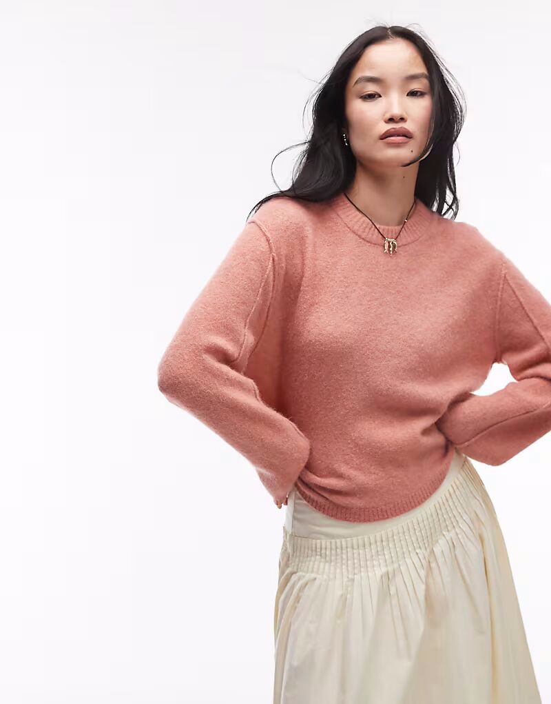 & Other Stories пушистый вязаный свитер из смеси альпаки и шерсти светло-оранжевого цвета
& Other Stories пушистый вязаный свитер из смеси альпаки и шерсти светло-оранжевого цвета