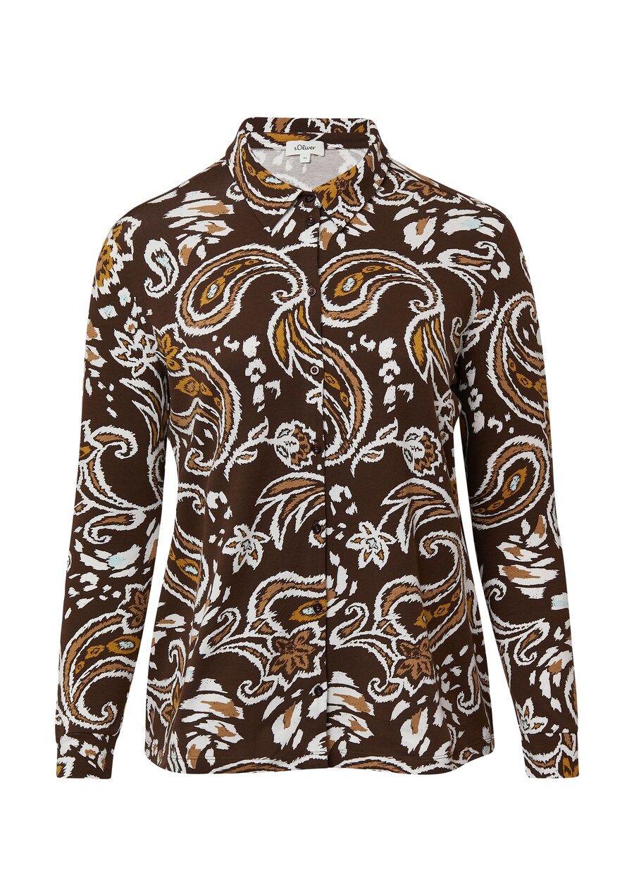 Блуза s.Oliver, темно-коричневый
Блуза s.Oliver, темно-коричневый