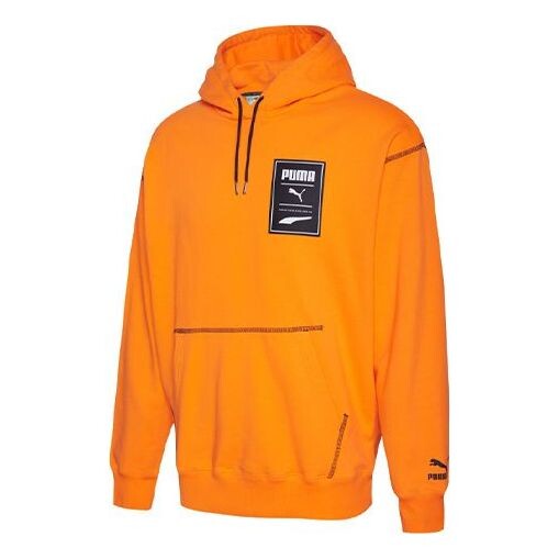 Толстовка casual printing bright orange Puma, бежевый 
Толстовка casual printing bright orange Puma, бежевый
