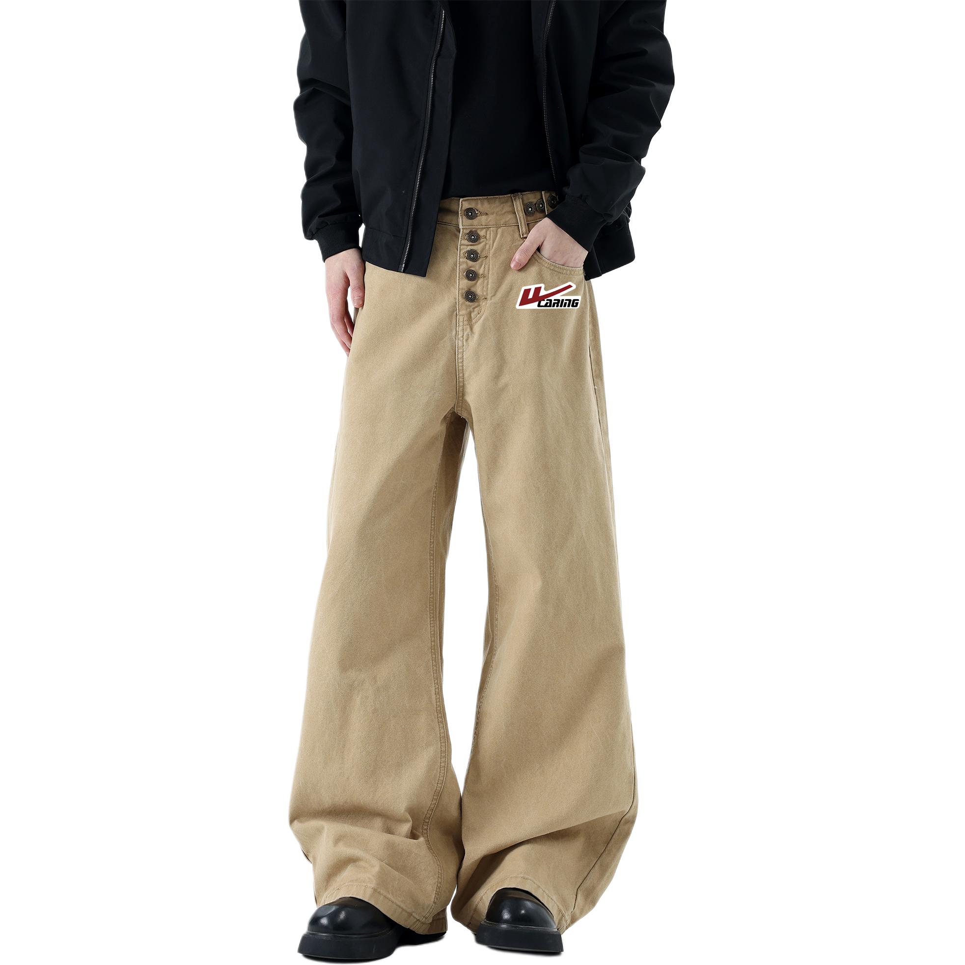 WARRIOR Джинсы Unisex Khaki DIY Badge Moderate Wide Leg
WARRIOR Джинсы Unisex Khaki DIY Badge Moderate Wide Leg