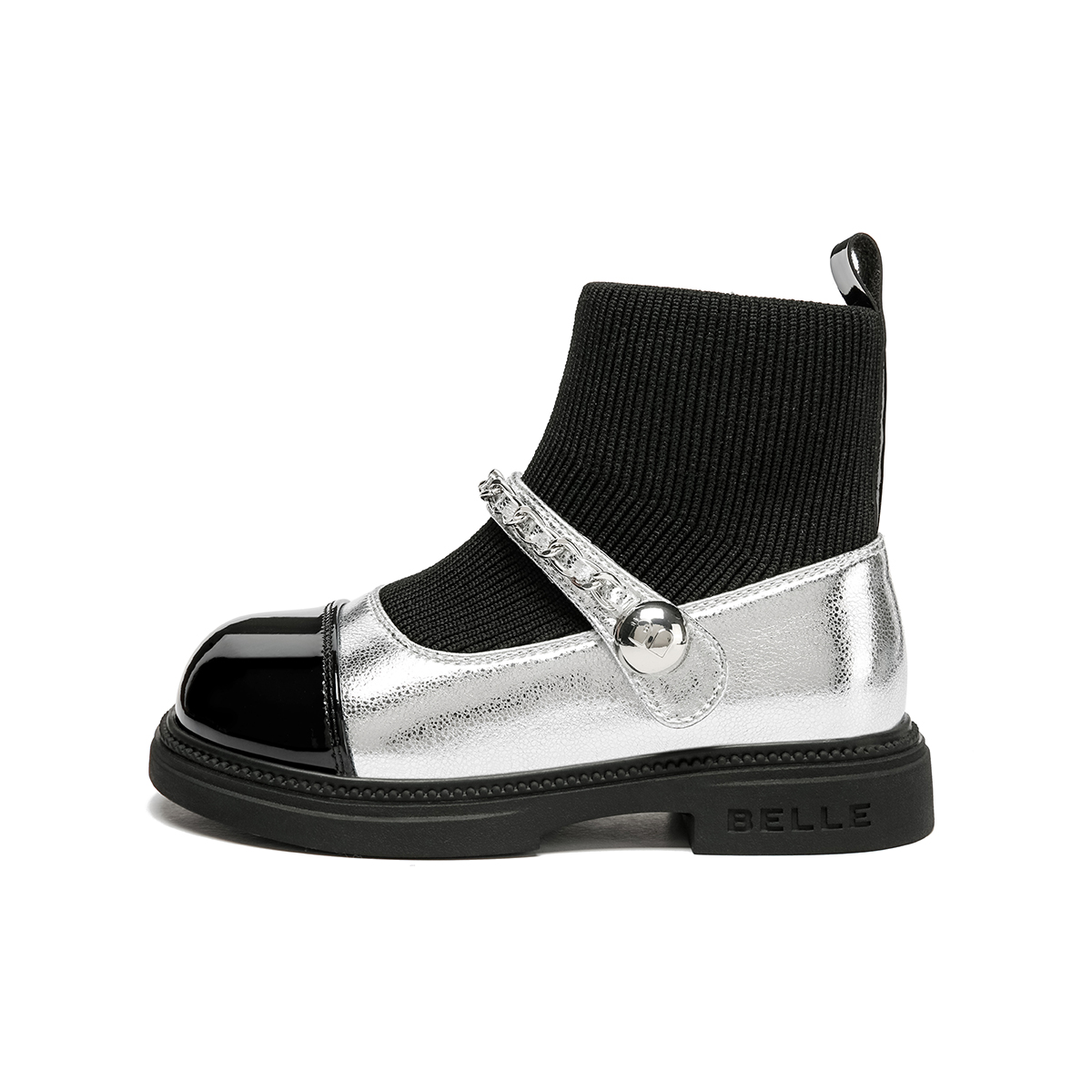 Износостойкие высокие детские ботинки для детей BELLE, серебряный/черный
Износостойкие высокие детские ботинки для детей BELLE, серебряный/черный