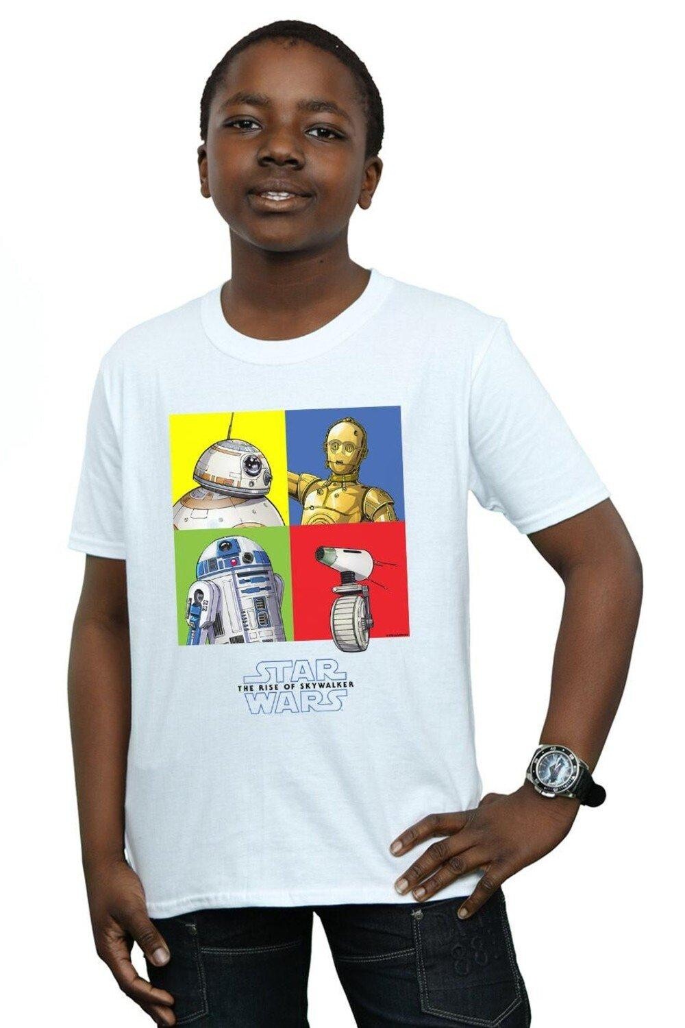 Футболка с квадратами дроидов «Звездные войны: Скайуокер. Восхождение» Star Wars, белый
Футболка с квадратами дроидов «Звездные войны: Скайуокер. Восхождение» Star Wars, белый