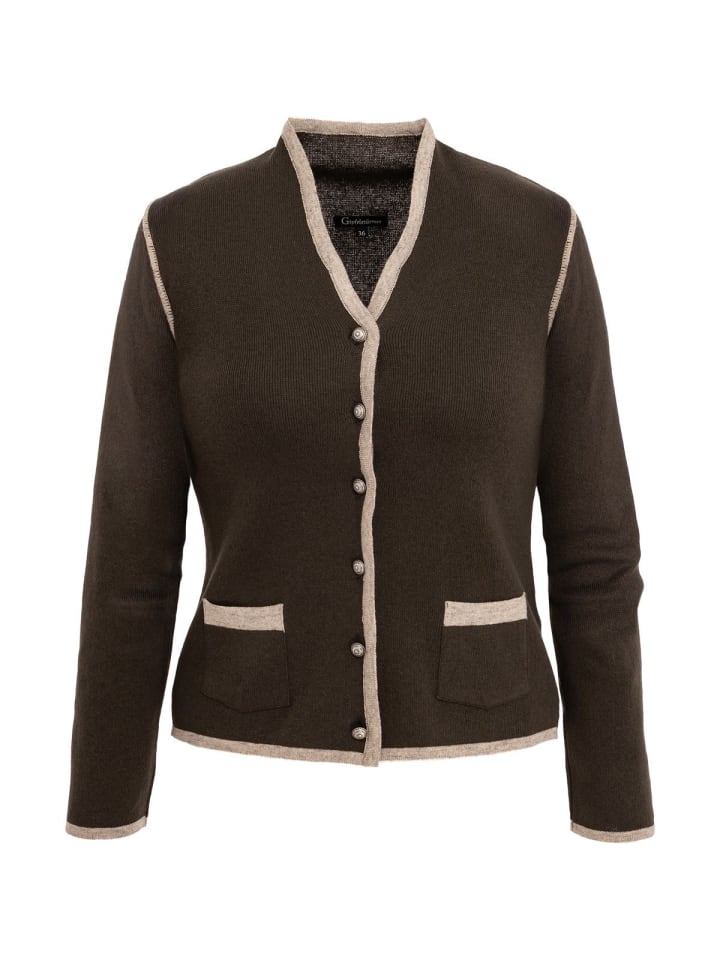 Кардиган 457019-0771 темно-коричневого цвета OS-Trachten
Кардиган 457019-0771 темно-коричневого цвета OS-Trachten