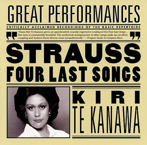 CD диск Te Kanwa / Strauss / Lso / Davis: Four Last Songs/Orchestral Songs
CD диск Te Kanwa / Strauss / Lso / Davis: Four Last Songs/Orchestral Songs