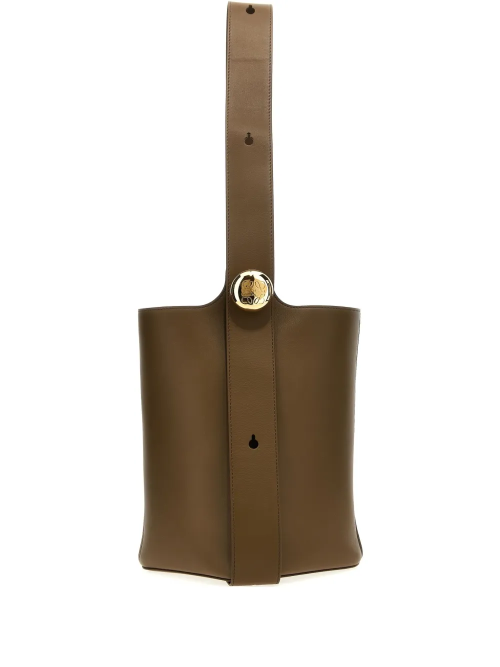 Сумка-ведро Pebble среднего размера LOEWE, коричневый
Сумка-ведро Pebble среднего размера LOEWE, коричневый