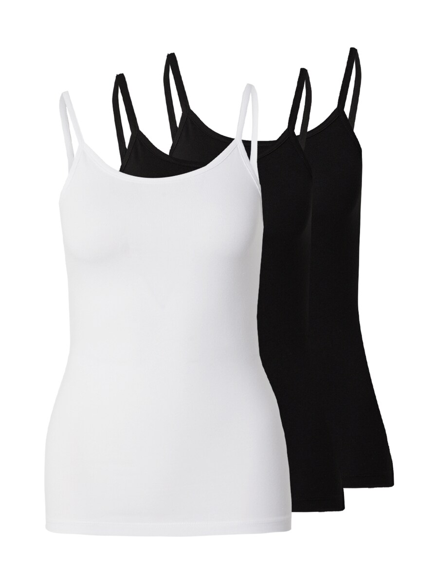 Топ ONLY Love, черный/белый 
Топ ONLY Love, черный/белый