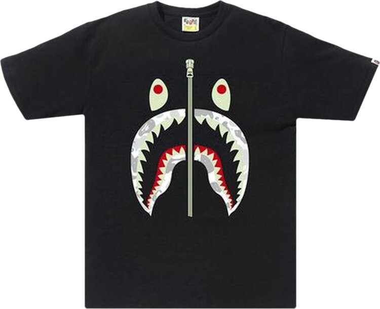 Футболка BAPE Space Camo Shark Tee 'Black', черный 
Футболка BAPE Space Camo Shark Tee 'Black', черный