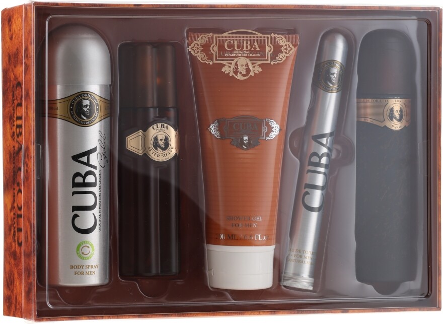 Парфюмерный набор Cuba Gold
Парфюмерный набор Cuba Gold