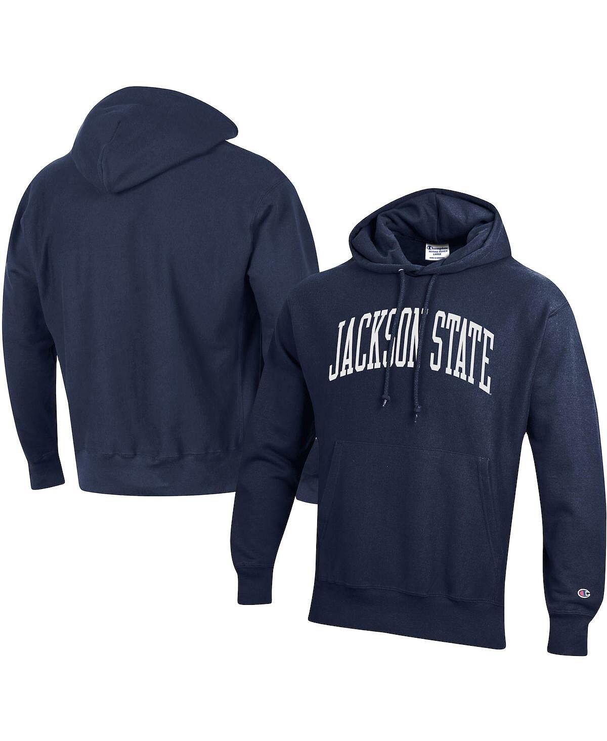Мужская темно-синяя толстовка с капюшоном jackson state tigers tall arch pullover Champion, синий
Мужская темно-синяя толстовка с капюшоном jackson state tigers tall arch pullover Champion, синий