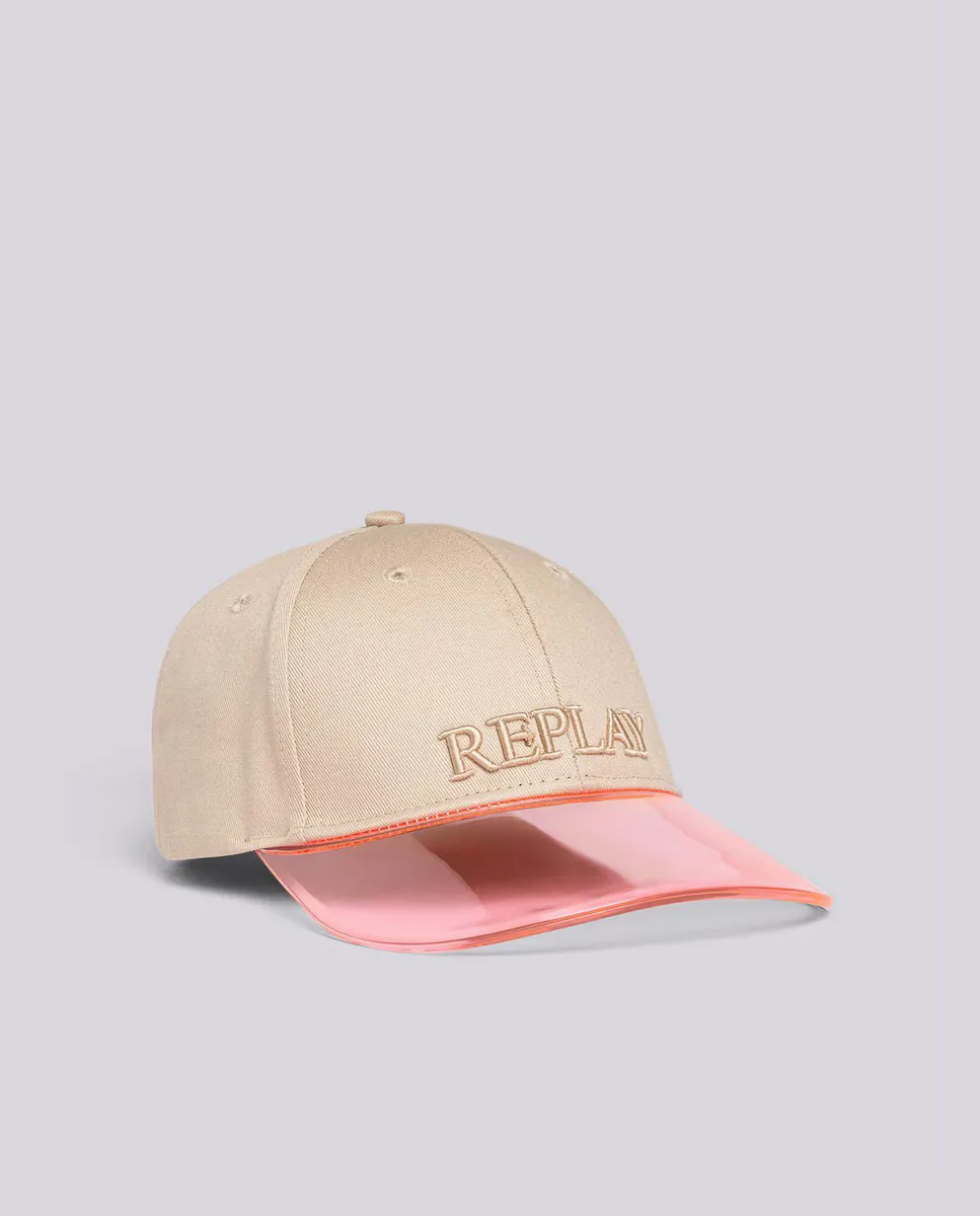 Женская кепка с вышитым логотипом Replay, бежевый
Женская кепка с вышитым логотипом Replay, бежевый