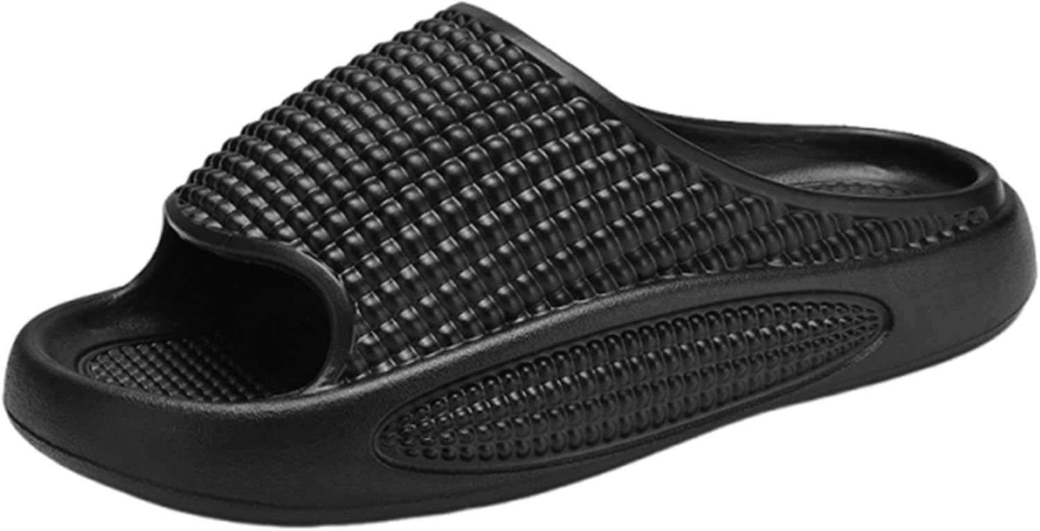 WIRETRAN Сандалии «Облако» унисекс для сада и пляжа, толстая подошва, мягкие нескользящие тапочки на платформе, быстросохнущие, для душа и ванной комнаты, для женщин и мужчин, черный
WIRETRAN Сандалии «Облако» унисекс для сада и пляжа, толстая подошва, мягкие нескользящие тапочки на платформе, быстросохнущие, для душа и ванной комнаты, для женщин и мужчин, черный