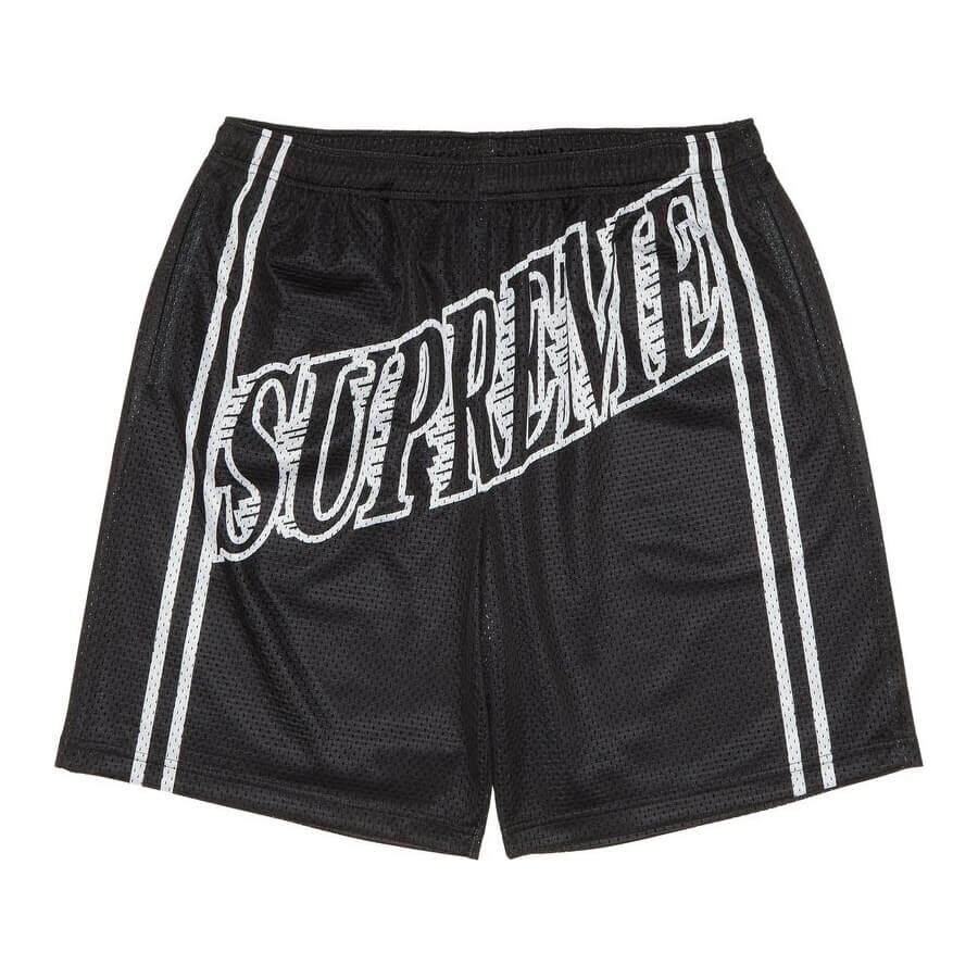 Шорты Supreme Slap Shot Baggy Mesh, черный 
Шорты Supreme Slap Shot Baggy Mesh, черный