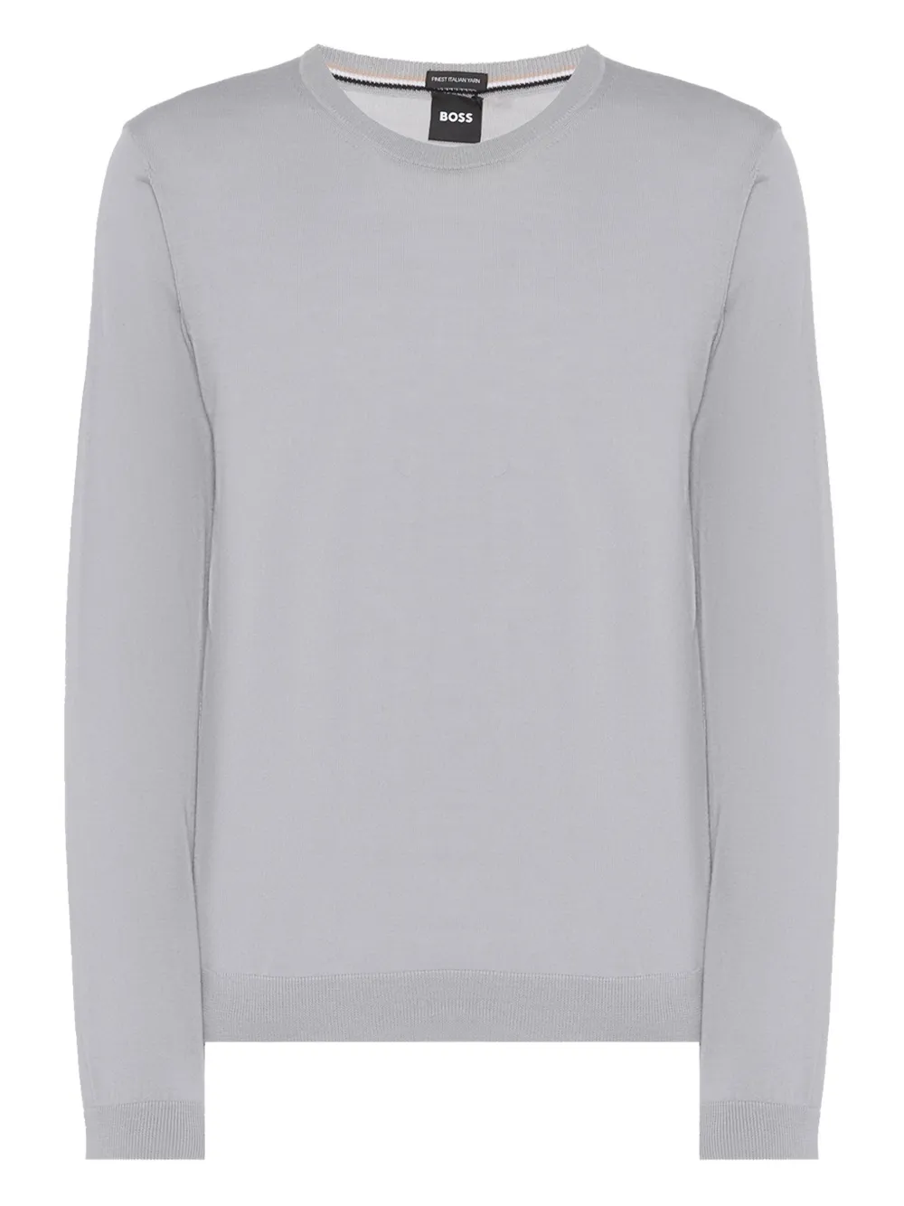 Свитер с круглым вырезом BOSS, серый
Свитер с круглым вырезом BOSS, серый