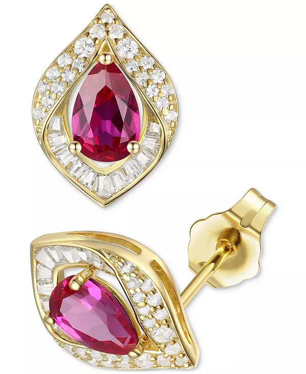 Серьги-Гвоздики с грушевидным гало из аметиста (1-7/8 карата tw) и выращенного в лаборатории белого сапфира (1/5 карата tw) из стерлингового серебра (также с другими драгоценными камнями) Macy'S, ruby, Белый, Серьги-Гвоздики с грушевидным гало из аметиста
Серьги-Гвоздики с грушевидным гало из аметиста (1-7/8 карата tw) и выращенного в лаборатории белого сапфира (1/5 карата tw) из стерлингового серебра (также с другими драгоценными камнями) Macy'S, ruby, Белый, Серьги-Гвоздики с грушевидным гало из аметиста