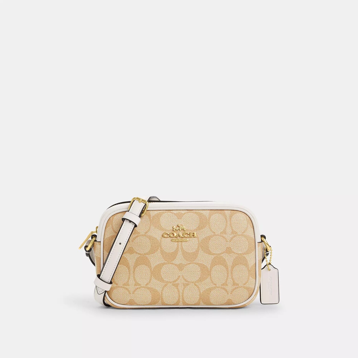 Миниатюрная сумка для фотоаппарата Jamie из фирменной парусины Coach Outlet, цвет Gold/Light Khaki Chalk
Миниатюрная сумка для фотоаппарата Jamie из фирменной парусины Coach Outlet, цвет Gold/Light Khaki Chalk