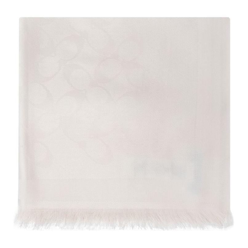 Шарф с логотипом в технике жаккард COACH, белый
Шарф с логотипом в технике жаккард COACH, белый