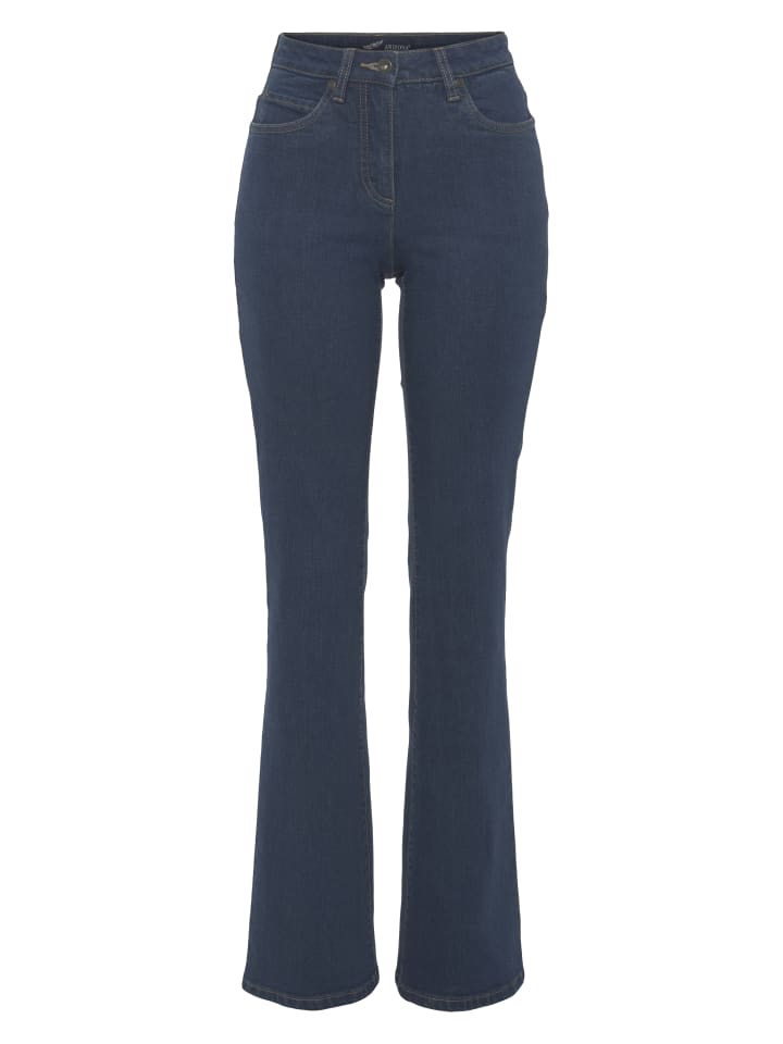 Джинсы Bootcut темно-синего цвета ARIZONA
Джинсы Bootcut темно-синего цвета ARIZONA