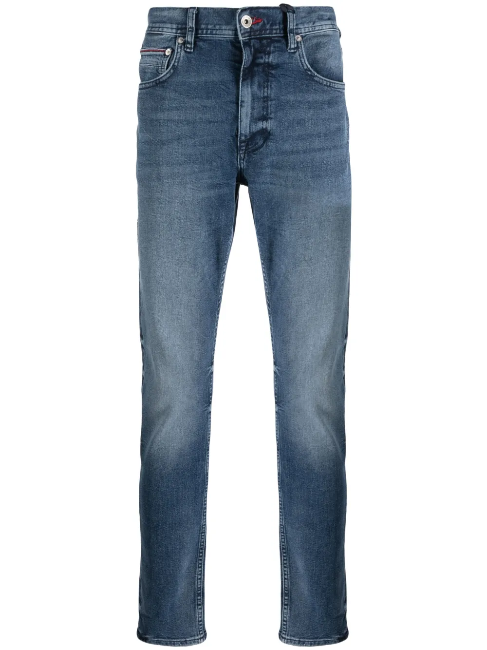 Зауженные джинсы средней посадки Tommy Hilfiger, синий
Зауженные джинсы средней посадки Tommy Hilfiger, синий