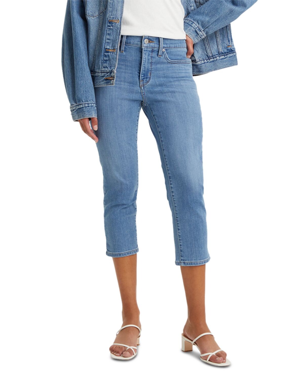 Формирующие обтягивающие брюки-капри Levi's, мульти
Формирующие обтягивающие брюки-капри Levi's, мульти