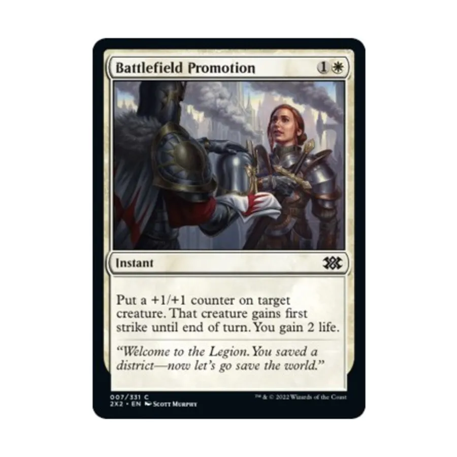 CCG Продвижение на поле боя (C), MTG - Double Masters 2022
CCG Продвижение на поле боя (C), MTG - Double Masters 2022