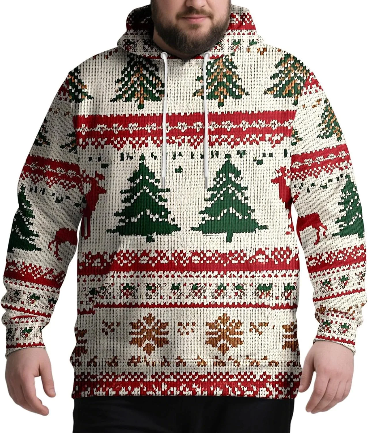 Толстовка с капюшоном мужская Elk Christmas оверсайз
Толстовка с капюшоном мужская Elk Christmas оверсайз